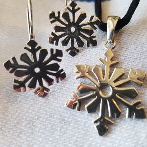 Silver Snowflake set